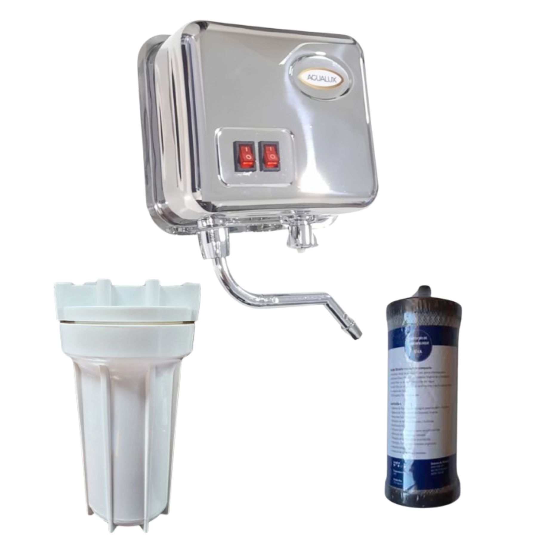 Purificador de agua en acero inoxidable